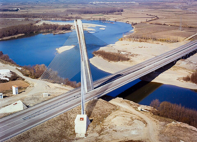 Bridge Ebro River Castejón, Navarra